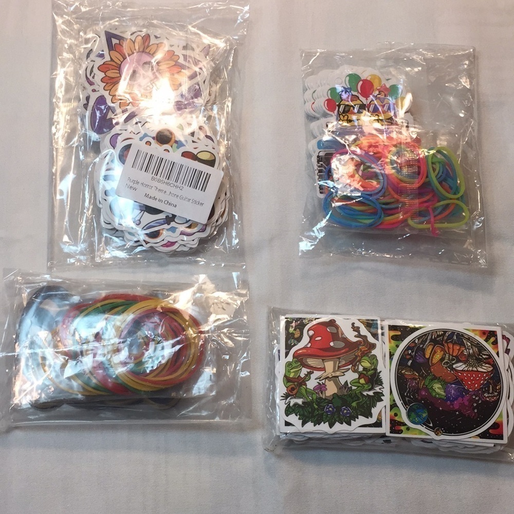 Stickers 4 separate packs Never Opened